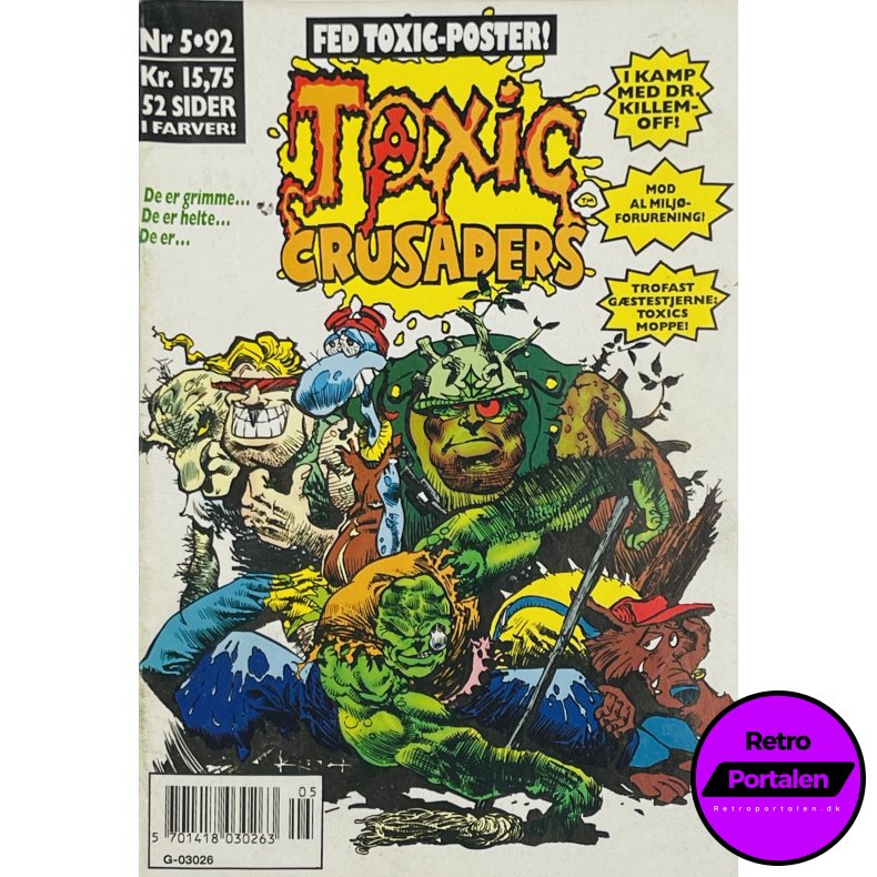 Toxic 1992 Nr. 5 m. plakat