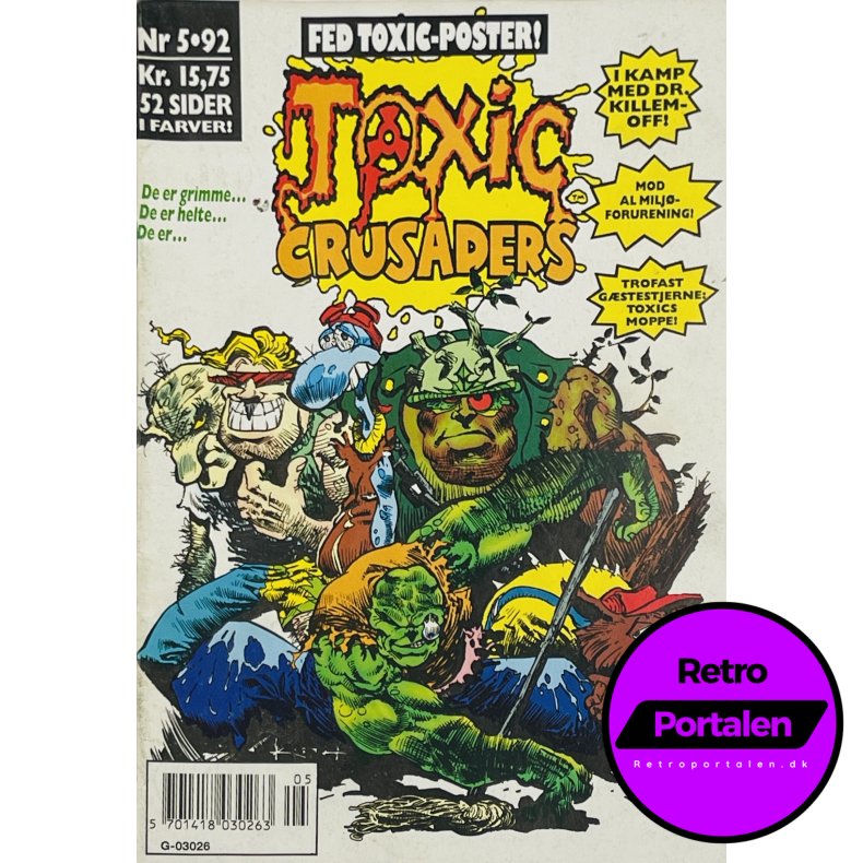 Toxic 1992 Nr. 5 m. plakat