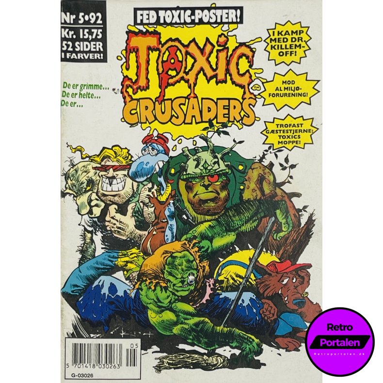 Toxic 1992 Nr. 5 m. plakat