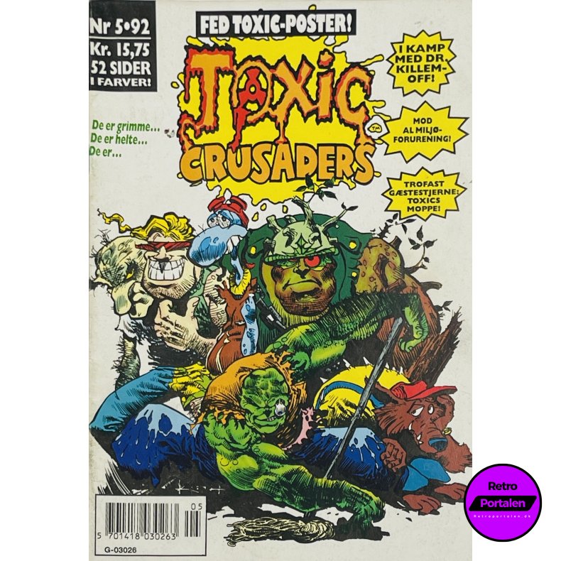 Toxic 1992 Nr. 5 m. plakat