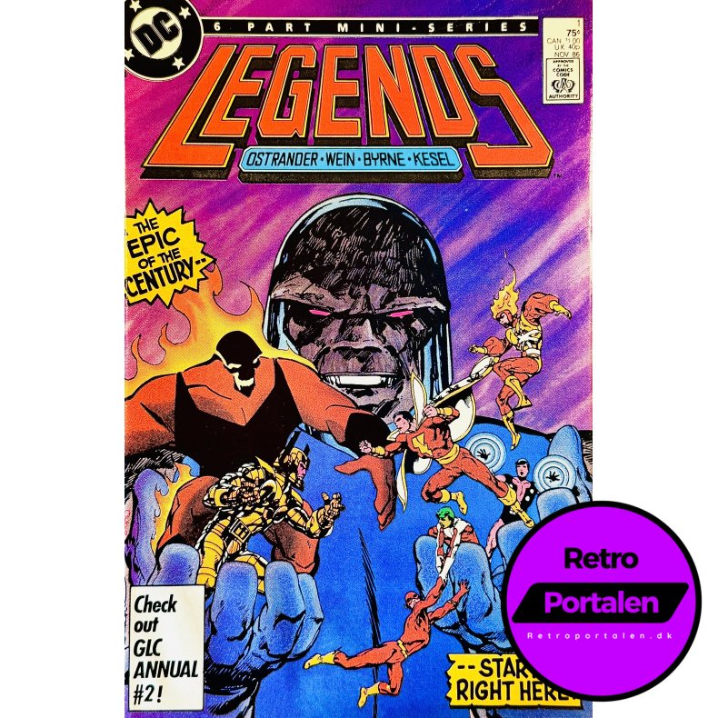 Legends Nr. 1 1986 (Engelsk - DC Comics Tegneserie)