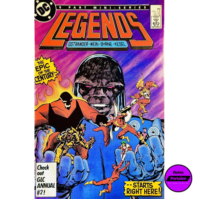 Legends Nr. 1 1986 (Engelsk - DC Comics Tegneserie)