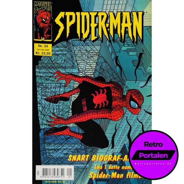 Spider-Man 2002 Nr. 34 (Dansk) (Marvel Comics) (Tegneserie)