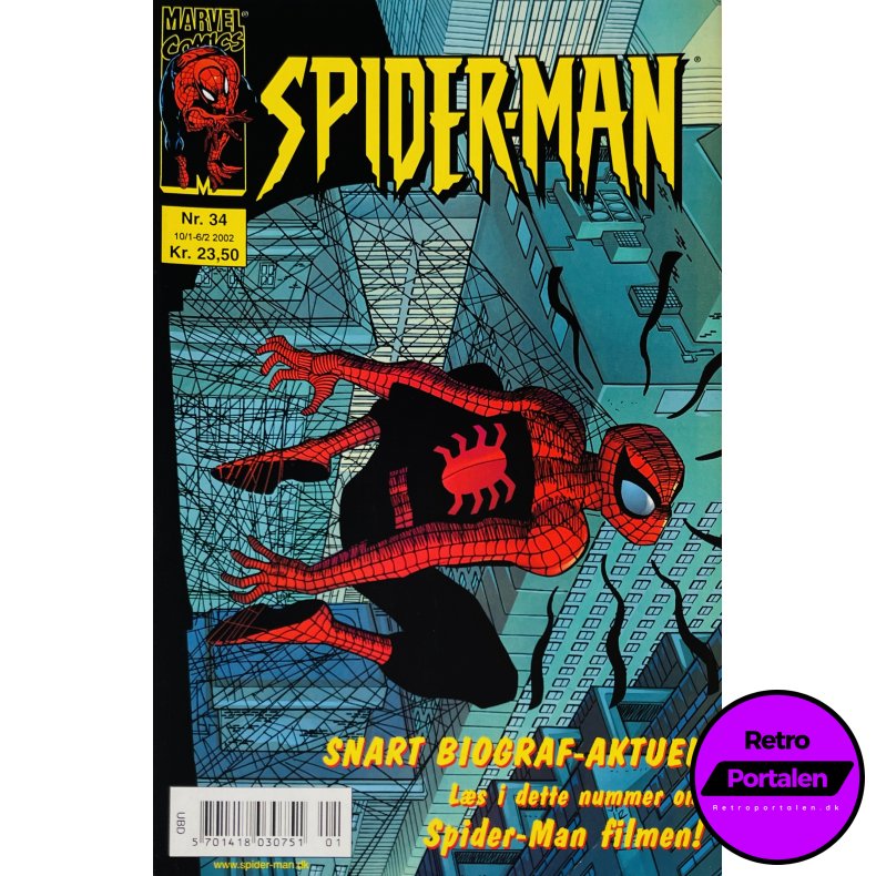 Spider-Man 2002 Nr. 34 (Dansk) (Marvel Comics) (Tegneserie)