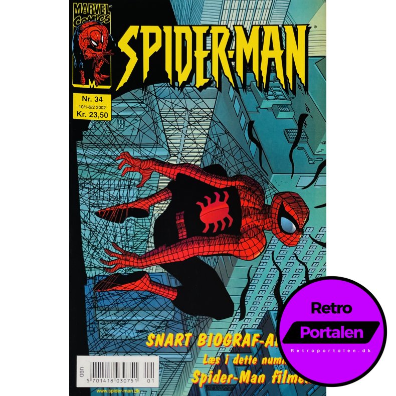 Spider-Man 2002 Nr. 34 (Dansk) (Marvel Comics) (Tegneserie)
