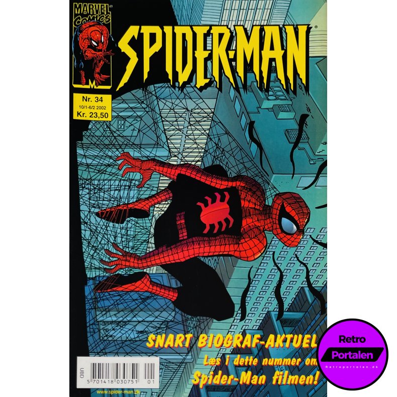 Spider-Man 2002 Nr. 34 (Dansk) (Marvel Comics) (Tegneserie)