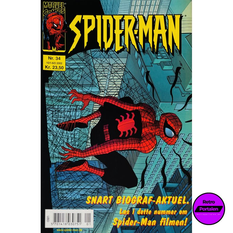 Spider-Man 2002 Nr. 34 (Dansk) (Marvel Comics) (Tegneserie)