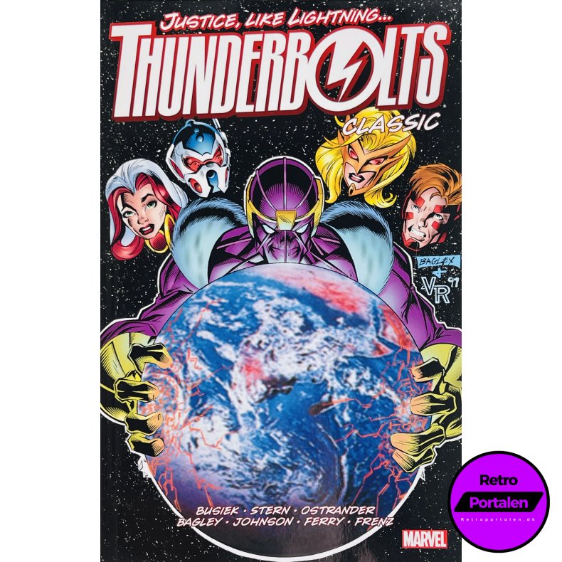 Thunderbolts Classic: Justice, Like Lightning - Busiek / Stern / Ostrandar  (Engelsk) (Marvel)