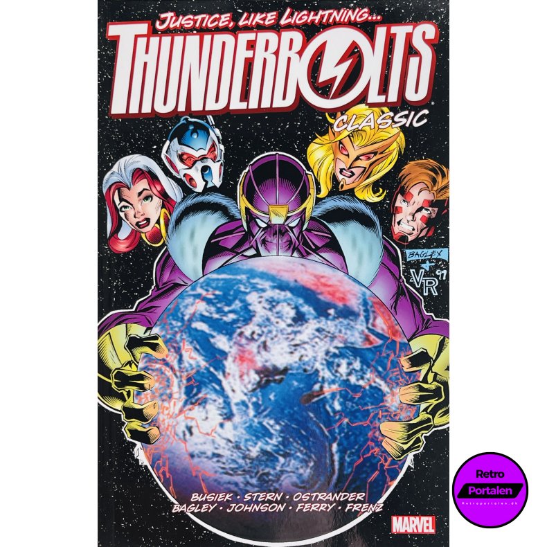 Thunderbolts Classic: Justice, Like Lightning - Busiek / Stern / Ostrandar  (Engelsk) (Marvel)