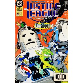 Justice League America Nr. 48 1991 (Engelsk - DC Comics Tegneserie)