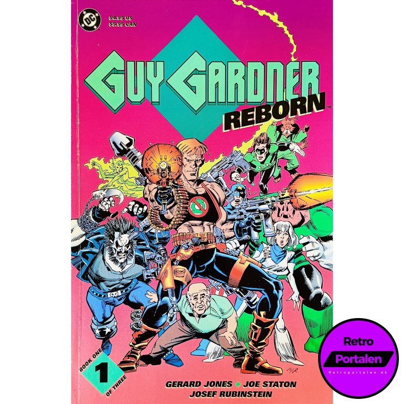 Guy Gardner Nr. 1 af 3 1992 (Engelsk - DC Comics Tegneserie)