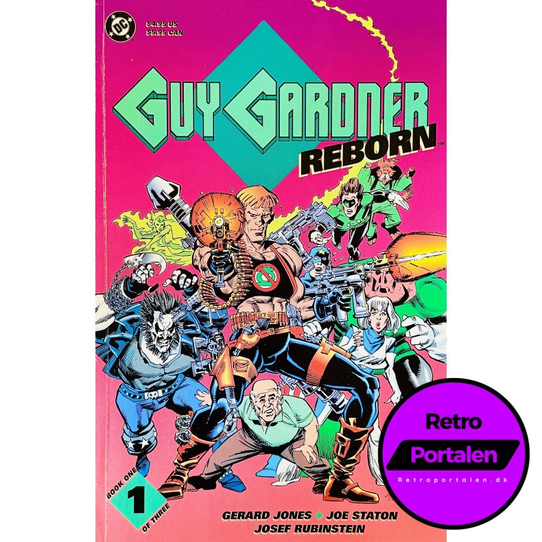 Guy Gardner Nr. 1 af 3 1992 (Engelsk - DC Comics Tegneserie)