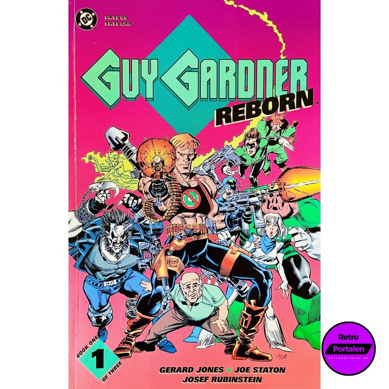 Guy Gardner Nr. 1 af 3 1992 (Engelsk - DC Comics Tegneserie)