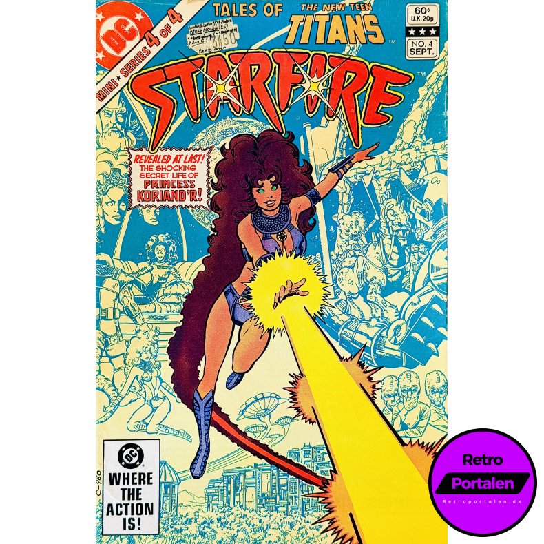 Tales Of The New Teen Titans Nr. 4 1982 (Engelsk - DC Comics Tegneserie)