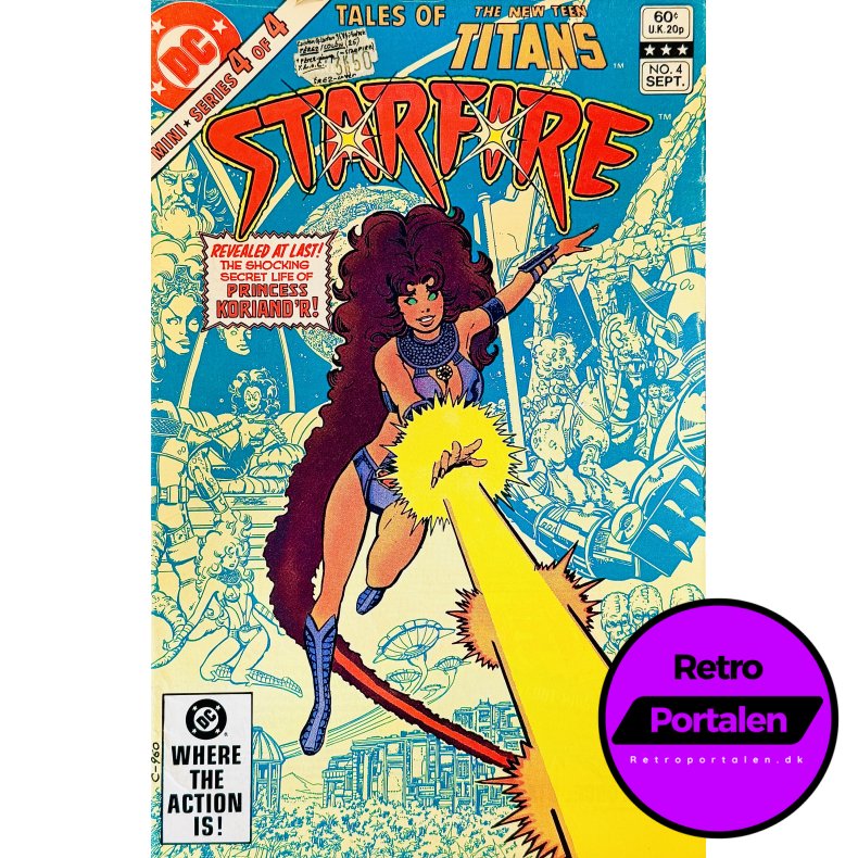 Tales Of The New Teen Titans Nr. 4 1982 (Engelsk - DC Comics Tegneserie)