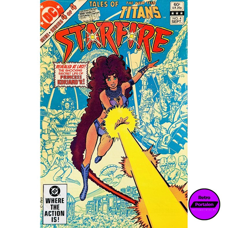 Tales Of The New Teen Titans Nr. 4 1982 (Engelsk - DC Comics Tegneserie)