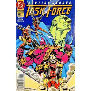 Justice League Task Force Nr. 22 1995 (Engelsk - DC Comics Tegneserie)