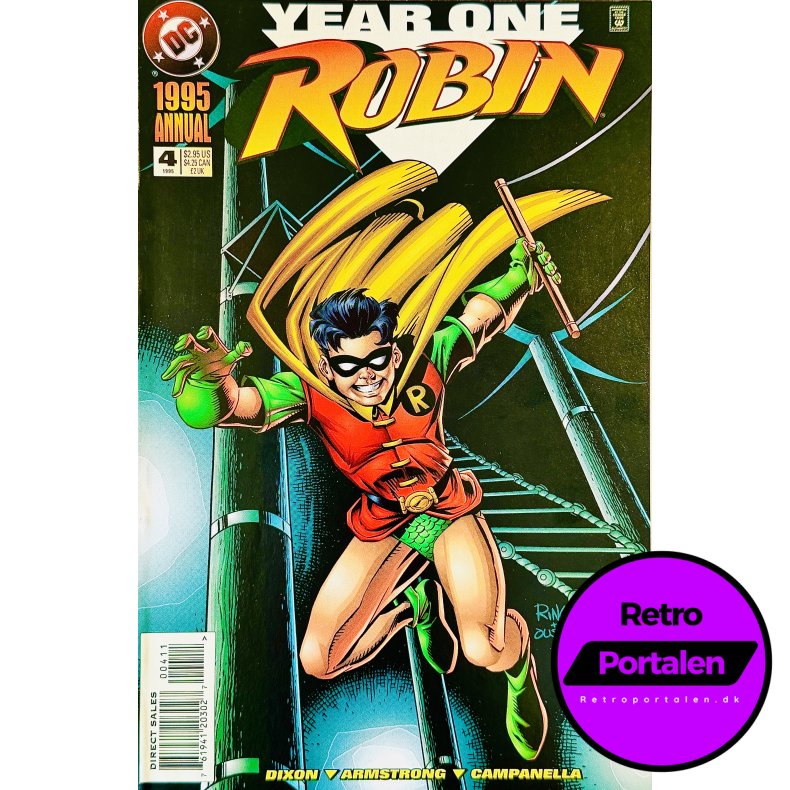 Robin Annual Nr. 4 1995 (Engelsk - DC Comics Tegneserie)