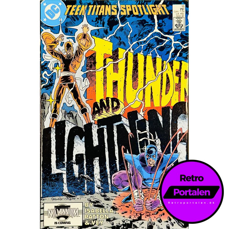 Teen Titans Spotlight Nr. 16 1987 (Engelsk - DC Comics Tegneserie)