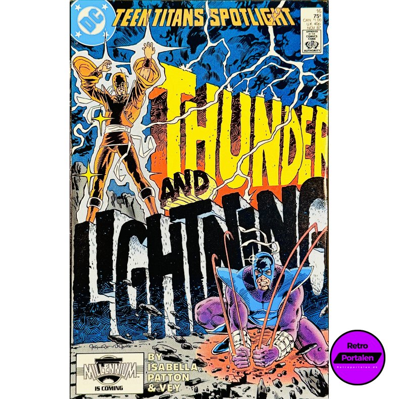 Teen Titans Spotlight Nr. 16 1987 (Engelsk - DC Comics Tegneserie)