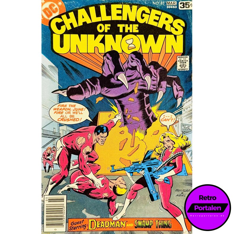 Challengers Of The Unknown Nr. 85 1978 (Engelsk - DC Comics Tegneserie)