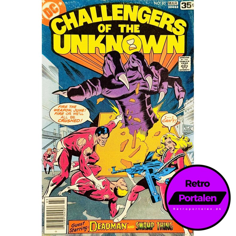 Challengers Of The Unknown Nr. 85 1978 (Engelsk - DC Comics Tegneserie)