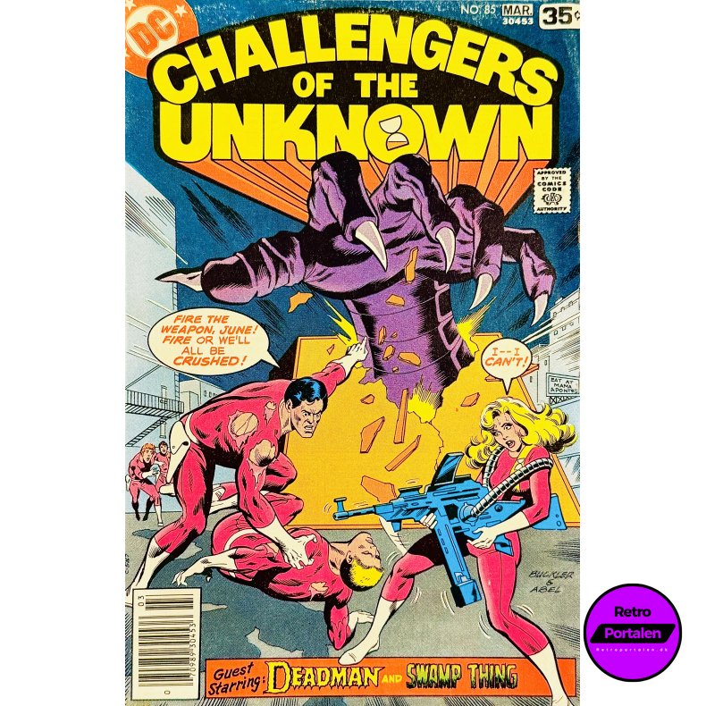 Challengers Of The Unknown Nr. 85 1978 (Engelsk - DC Comics Tegneserie)