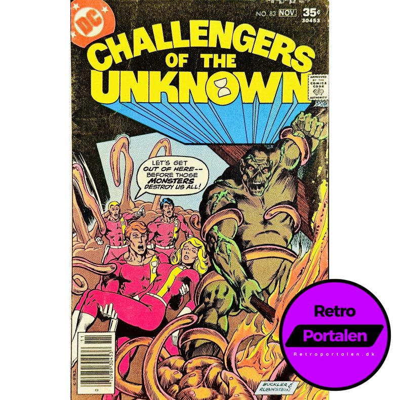 Challengers Of The Unknown Nr. 83 1977 (Engelsk - DC Comics Tegneserie)