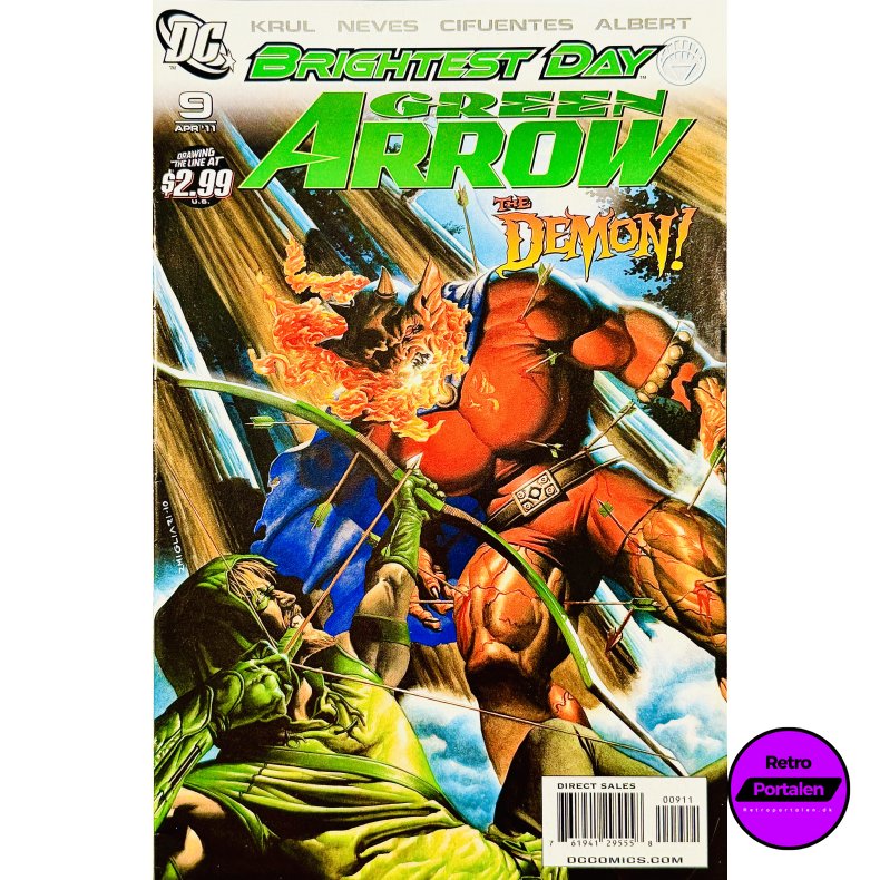 Green Arrow Nr.9 2011 (Engelsk - DC Comics Tegneserie)