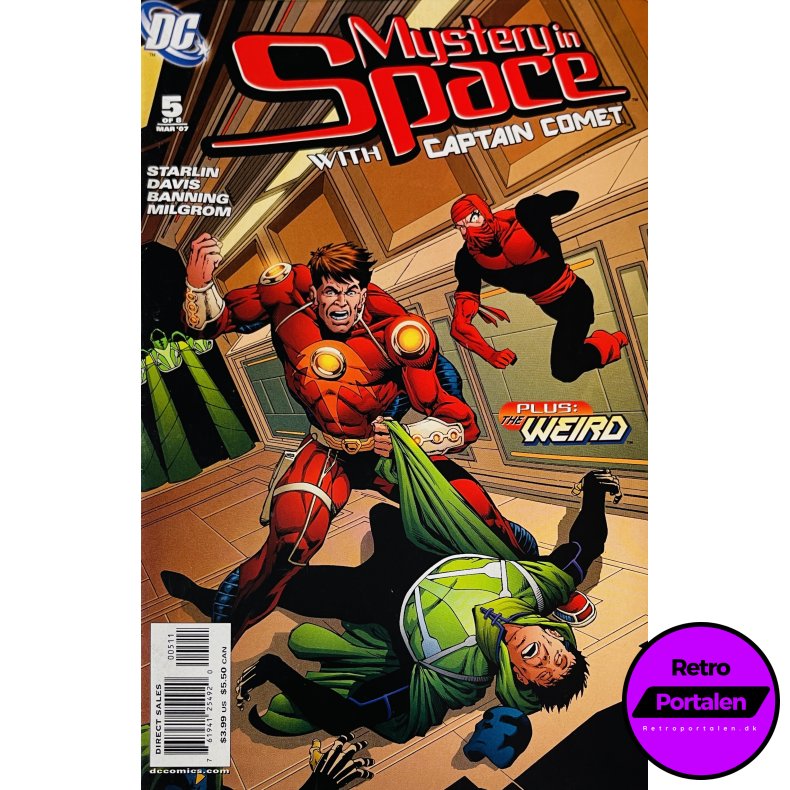 Mystery In Space With Captain Comet 2007 Nr. 5 (Engelsk) (DC Comics) (Tegneserie)