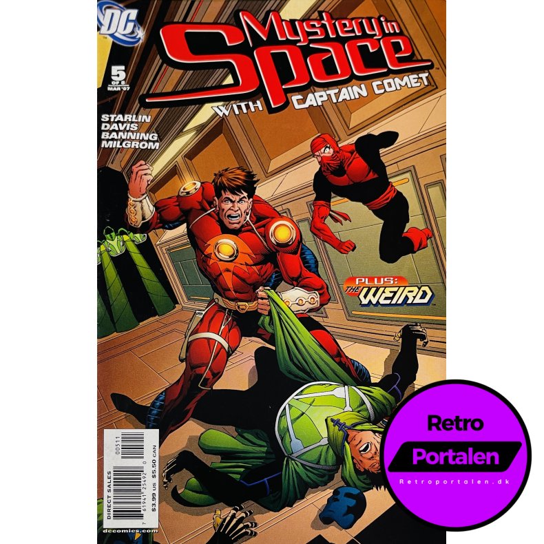 Mystery In Space With Captain Comet 2007 Nr. 5 (Engelsk) (DC Comics) (Tegneserie)