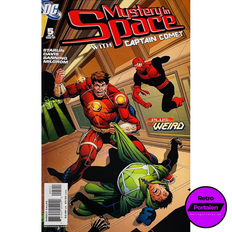 Mystery In Space With Captain Comet 2007 Nr. 5 (Engelsk) (DC Comics) (Tegneserie)