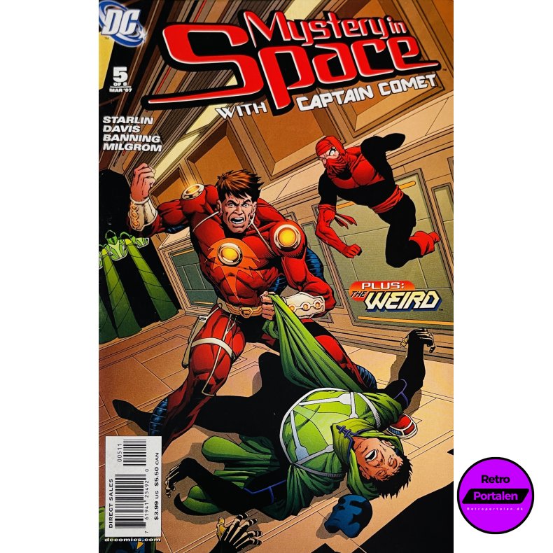 Mystery In Space With Captain Comet 2007 Nr. 5 (Engelsk) (DC Comics) (Tegneserie)