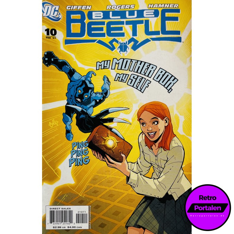 Blue Beetle: My Mother Box, My Self 2007 Nr. 10 (Engelsk) (DC Comics) (Tegneserie)