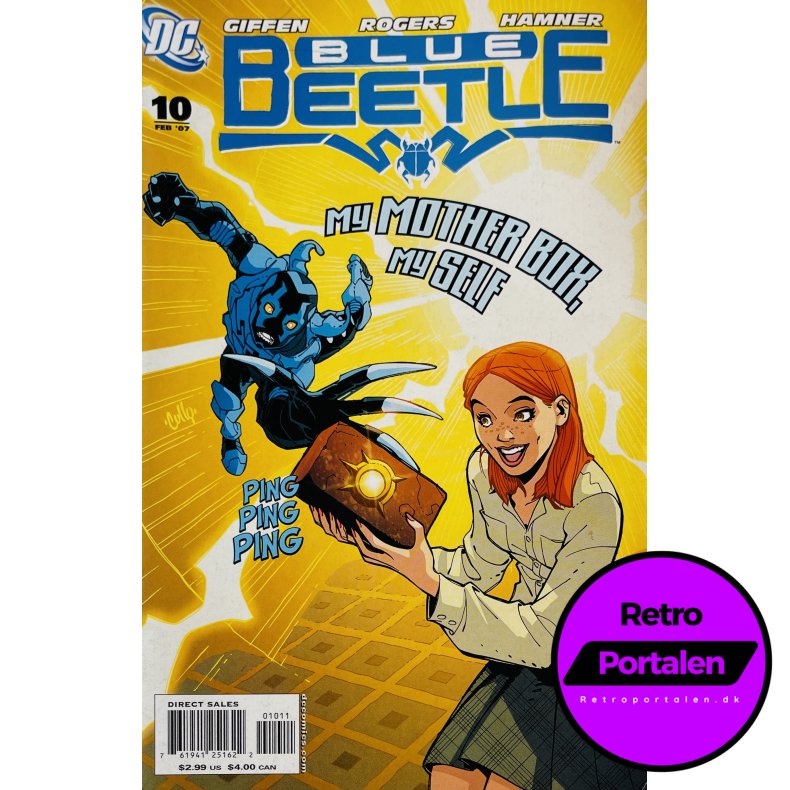 Blue Beetle: My Mother Box, My Self 2007 Nr. 10 (Engelsk) (DC Comics) (Tegneserie)