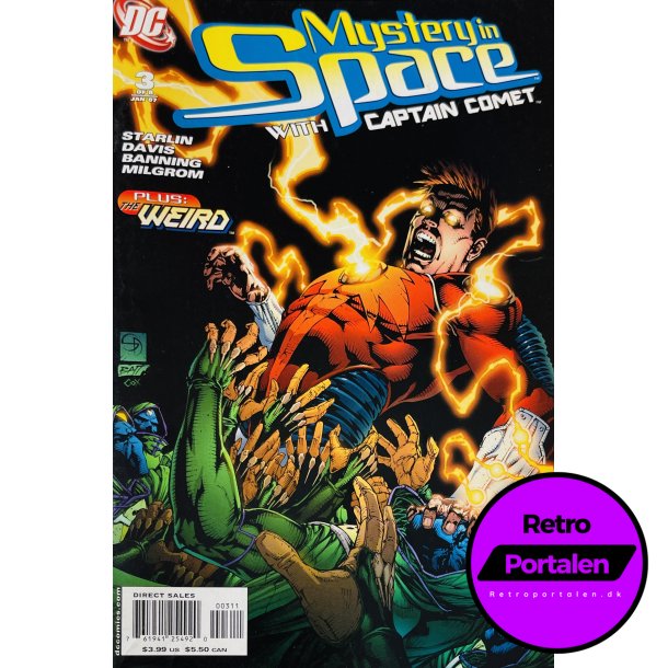 Mystery In Space With Captain Comet 2007 Nr. 3 (Engelsk) (DC Comics) (Tegneserie)