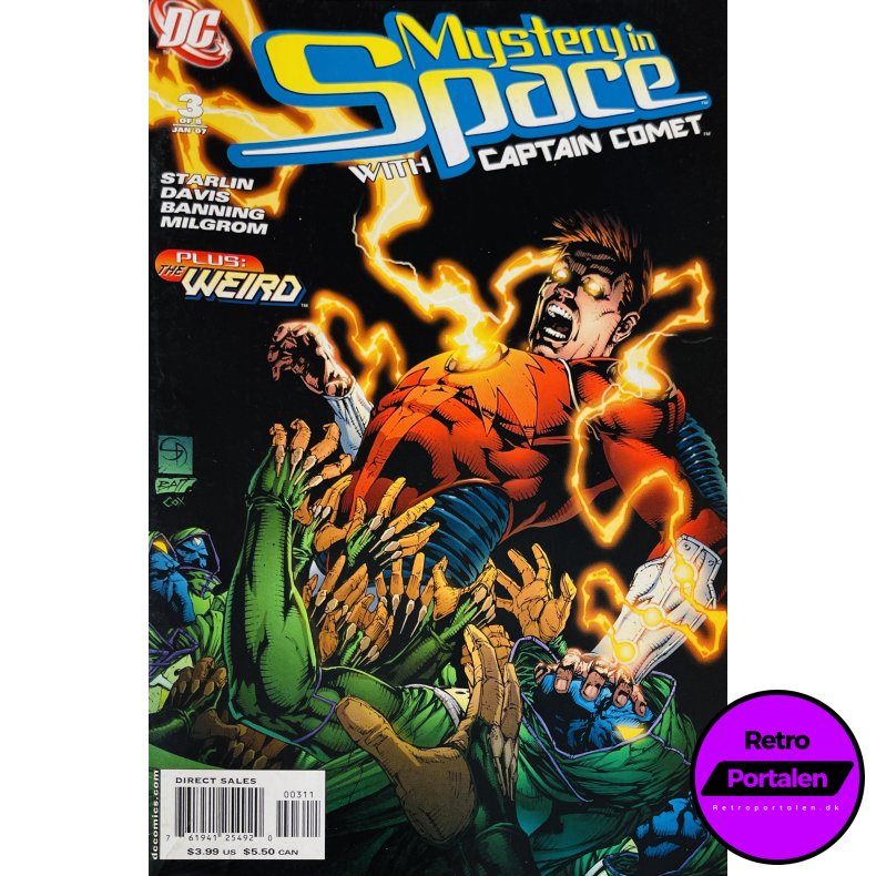 Mystery In Space With Captain Comet 2007 Nr. 3 (Engelsk) (DC Comics) (Tegneserie)