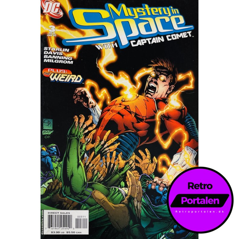 Mystery In Space With Captain Comet 2007 Nr. 3 (Engelsk) (DC Comics) (Tegneserie)