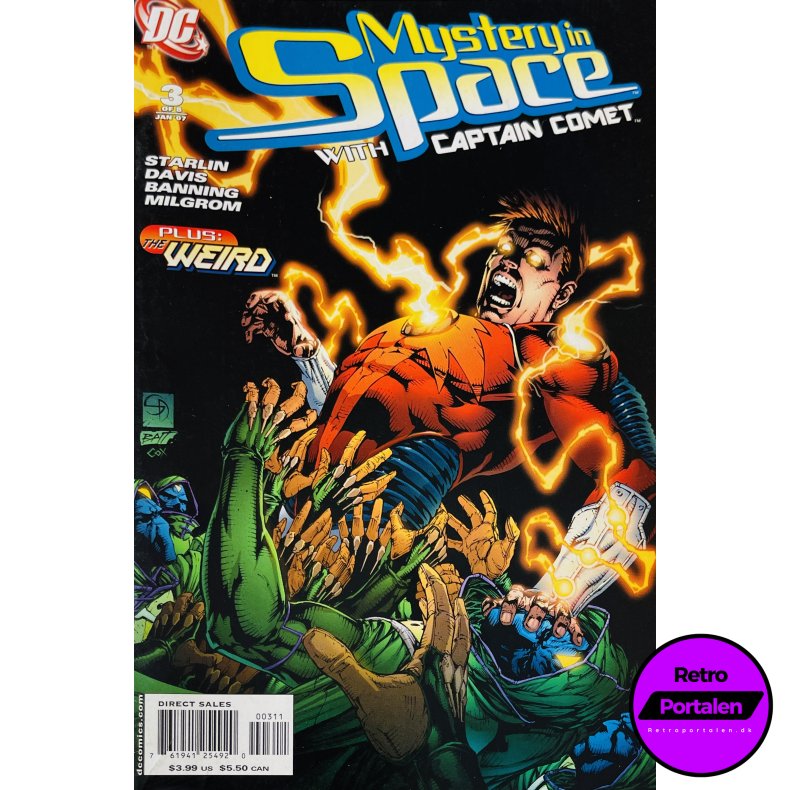 Mystery In Space With Captain Comet 2007 Nr. 3 (Engelsk) (DC Comics) (Tegneserie)