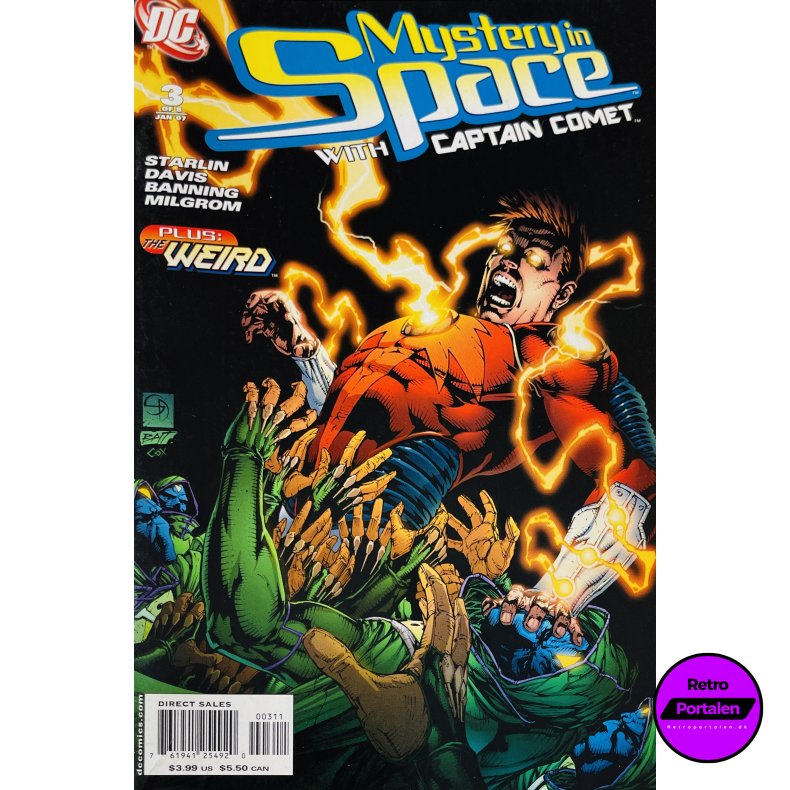 Mystery In Space With Captain Comet 2007 Nr. 3 (Engelsk) (DC Comics) (Tegneserie)