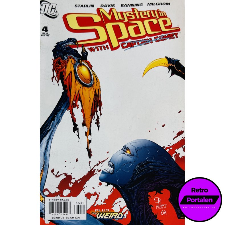 Mystery In Space With Captain Comet 2007 Nr. 4 (Engelsk) (DC Comics) (Tegneserie)