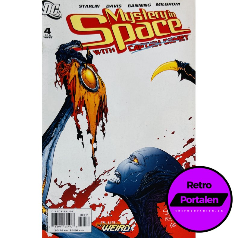 Mystery In Space With Captain Comet 2007 Nr. 4 (Engelsk) (DC Comics) (Tegneserie)