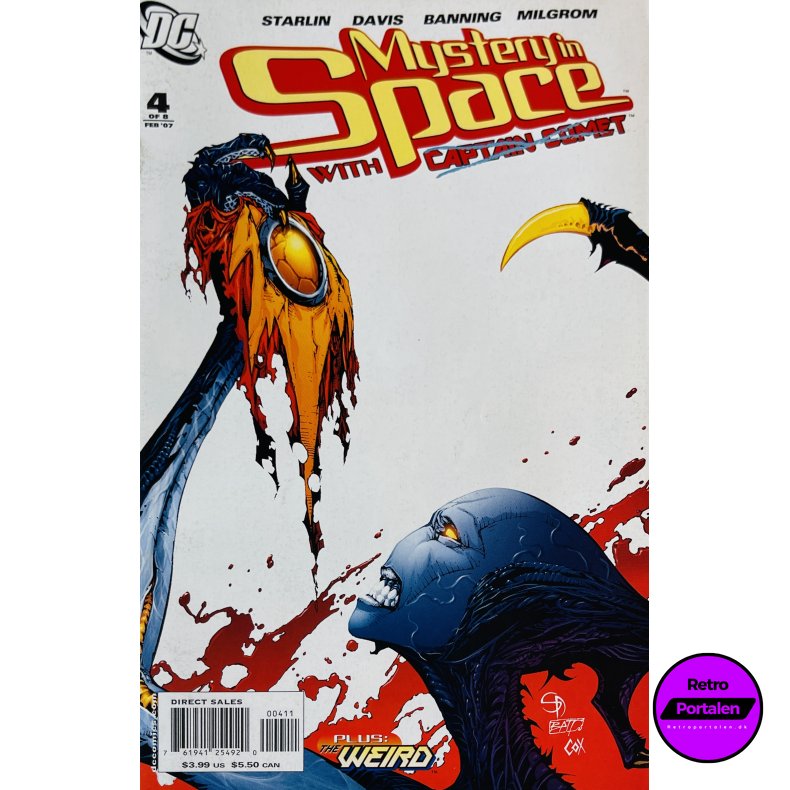 Mystery In Space With Captain Comet 2007 Nr. 4 (Engelsk) (DC Comics) (Tegneserie)