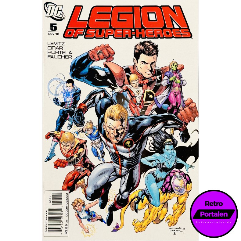 Legion Of Super-Heroes Nr. 5 (2010) (Engelsk) (DC Comics) (Tegneserie)