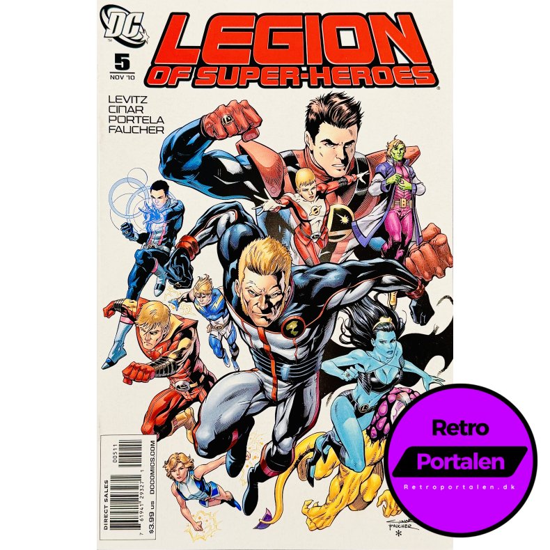 Legion Of Super-Heroes Nr. 5 (2010) (Engelsk) (DC Comics) (Tegneserie)