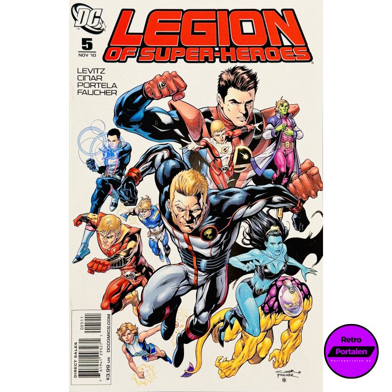 Legion Of Super-Heroes Nr. 5 (2010) (Engelsk) (DC Comics) (Tegneserie)