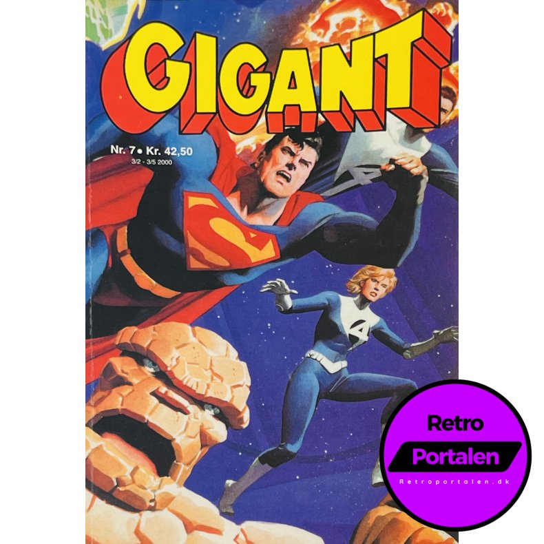 Gigant 2000 Nr. 7 Superman/Fantastic Four. Hulk/Spiderman 