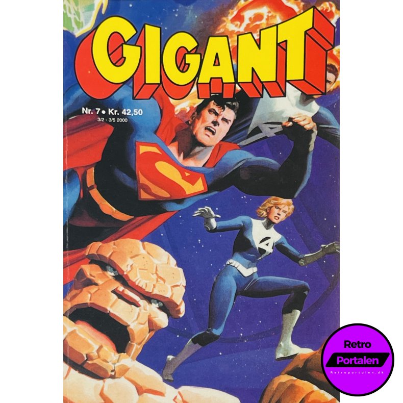 Gigant 2000 Nr. 7 Superman/Fantastic Four. Hulk/Spiderman 