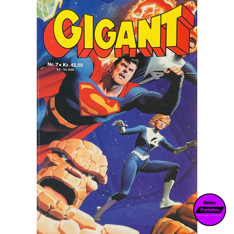 Gigant 2000 Nr. 7 Superman/Fantastic Four. Hulk/Spiderman 