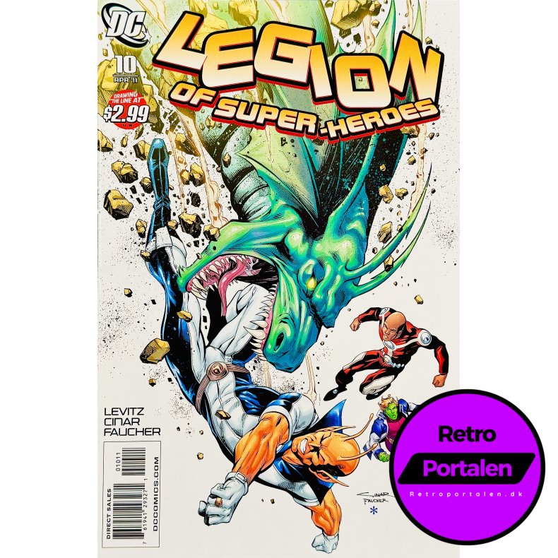 Legion Of Super-Heroes Nr. 10 (2011) (Engelsk) (DC Comics) (Tegneserie)